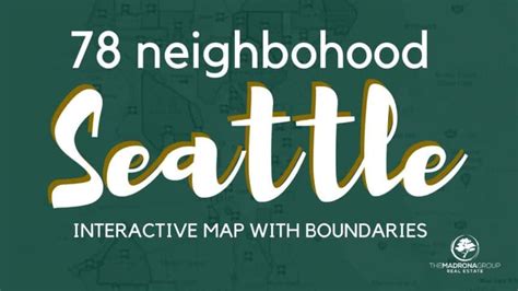 seattle cities list|78 Seattle Neighborhood Mapped Out On Interactive Map .